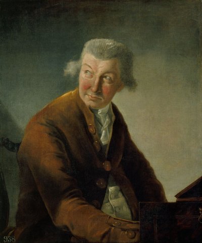 Portrait of Carl Friedrich Abel by Alexandre Auguste Robineau