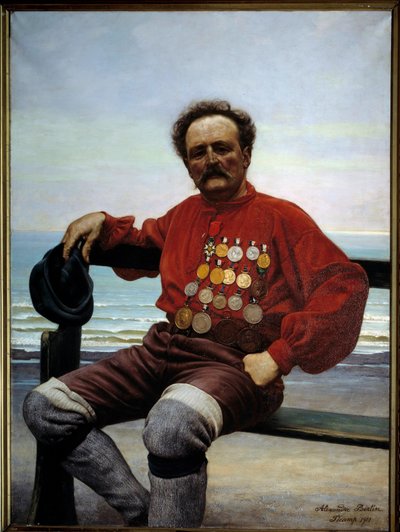 Portrait of the Rescuer Onesime Frebourg (1853-1923) by Alexandre Bertin
