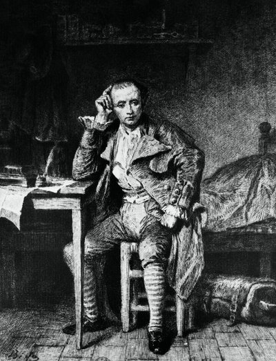 Portrait of Andre Marie Chenier by Alexandre Bida
