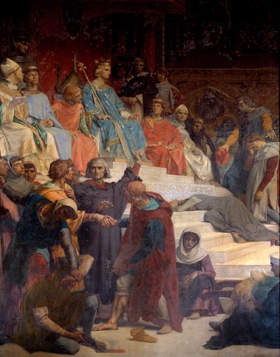 King Louis IX rendering justice by Alexandre Cabanel
