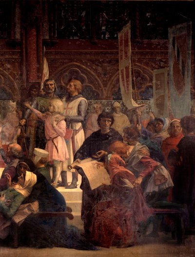 King Louis IX Rendering Justice by Alexandre Cabanel