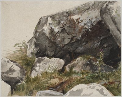 Rocky Landscape by Alexandre Cabanel
