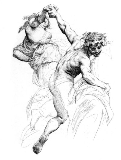 Study for The Triumph of Flora, c1880-1882 by Alexandre Cabanel