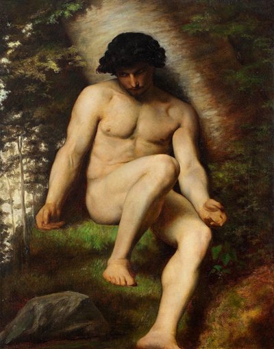 Study of Adam for Paradis Perdu, c.1863 by Alexandre Cabanel