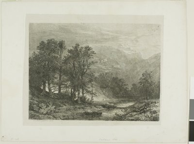 Alpine Landscape by Alexandre Calame