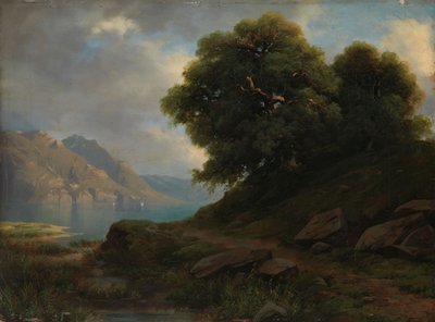 Alpine Landscape by Alexandre Calame