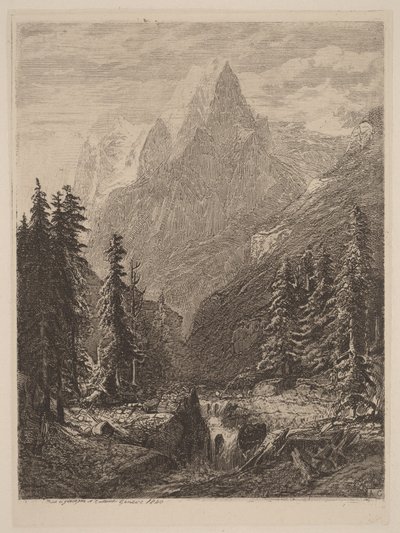 Mountain Meadow by Alexandre Calame