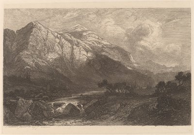 Mountain Stream by Alexandre Calame