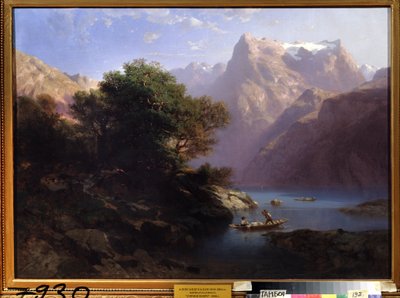 Mountain Lake by Alexandre Calame