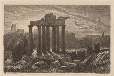 Roman Ruins by Alexandre Calame
