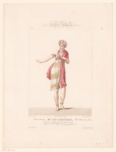 Portrait of Mrs. Duchenois in the Role of Alzire by Alexandre Chaponnier