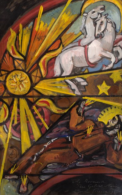 Stained Glass Project for Saint-Maurice by Alexandre Cingria
