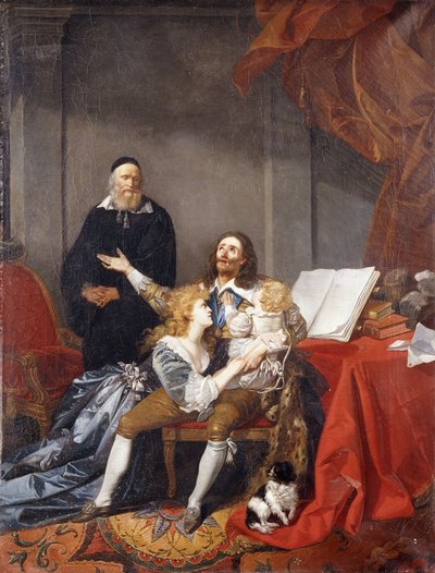 King Charles I taking Leave of his Family before his Execution by Alexandre Evariste Fragonard