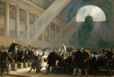 Mirabeau Answering Dreux-Brézé, at the National Assembly Meeting, June 23, 1789 by Alexandre Evariste Fragonard