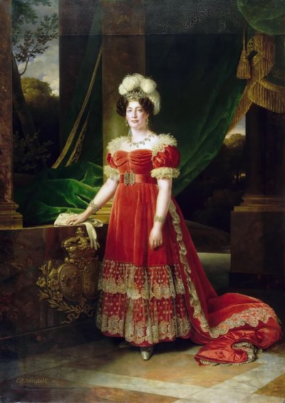 Portrait of Marie Thérèse of France, 1778-1851 by Alexandre Francois Caminade