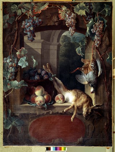 Still Life at the Trellis by Alexandre Francois Desportes