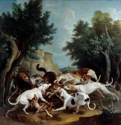 Wolf Hunt by Alexandre Francois Desportes
