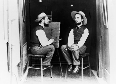 The French painter Henri de Toulouse Lautrec by Nicolas Toussaint Charlet