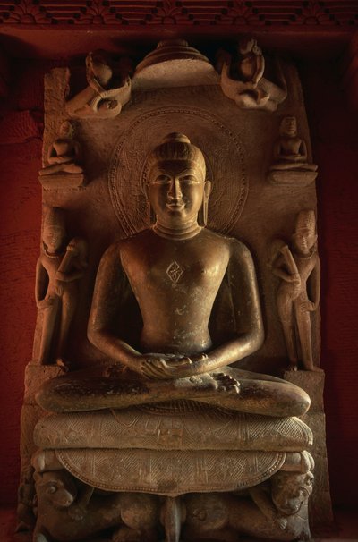 Tirthankara Statue, Jain Temple No 24, Deogarh, Uttar Pradesh, India, 8th-17th Century by Nicolas Toussaint Charlet