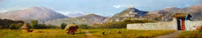 Tuscan Landscape by Lorenzo Gelati by Nicolas Toussaint Charlet