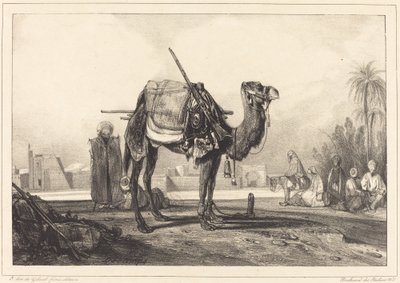 Camel and Arabs by Alexandre Gabriel Decamps