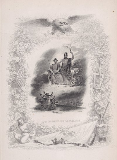 The Children of France, from The Songs of Béranger, 1829 by Alexandre Gustave Adolphe Levasseur