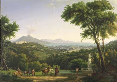 View of Naples from Capodimonte by Alexandre Hyacinthe Dunouy