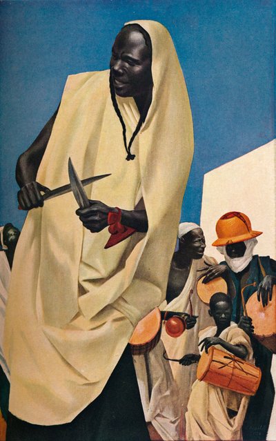 The Kuli-Kuta Dance, Niamey by Alexandre Jacovleff