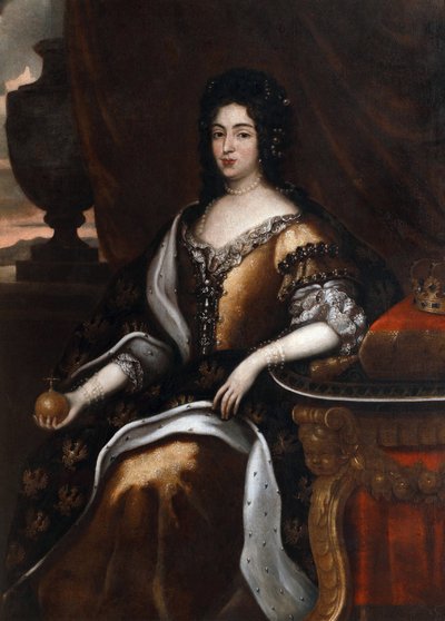 Portrait of Queen Marie Casimire by Alexandre Jan Tricius