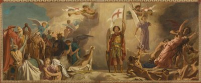 Sketch for the church of Saint-Germain-des-Prés: The Last Judgment, circa 1872 by Alexandre Jean Baptiste Hesse