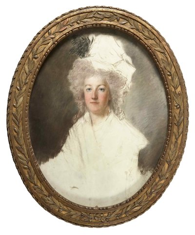 Portrait of Queen Marie Antoinette of France, 1755-1793, 1791-1792 by Alexandre Kucharski