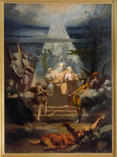 The ladder of Jacob by Alexandre Laemlein
