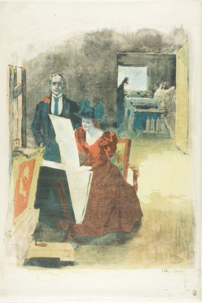 Cover for the Portfolio, The Painters-Lithographers by Alexandre Lunois