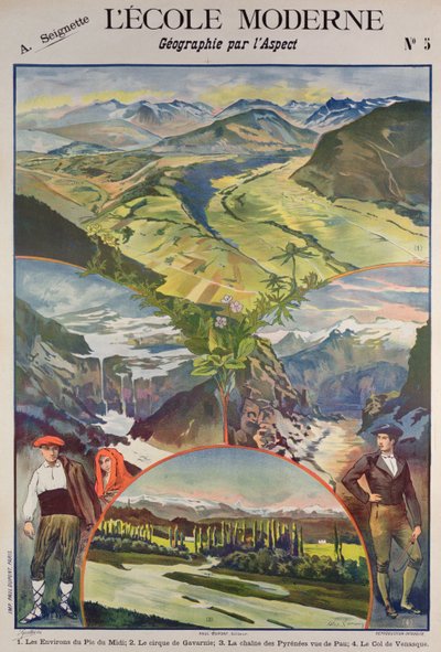 Pyrenees poster by Alexandre Lunois