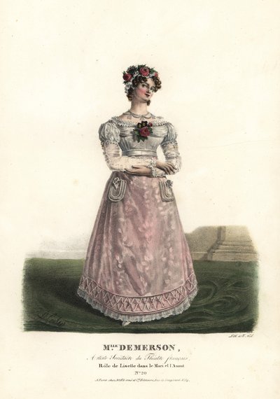 Miss Anne Demerson as Liselle in Le Mari et l