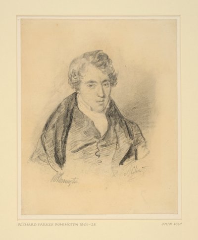 Portrait of Richard Parkes Bonington by Alexandre Marie Colin