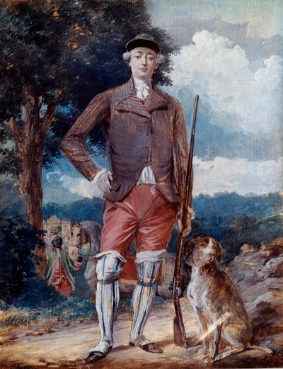 Portrait of Charles-Philippe of France, Count of Artois, Future Charles X, in Hunter