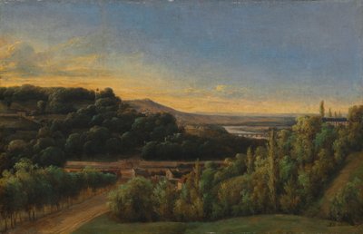 View of Saint-Cloud, Near the Seine by Alexandre Pau de St. Martin