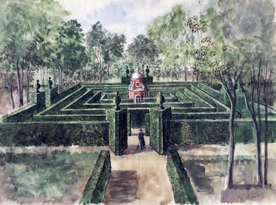 Chateau de Groussay, Labyrinth Designed by Charles de Beistegui by Alexandre Serebriakoff
