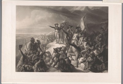 Napoleon Bonaparte Crossing the Alps by Alexandre Vincent Sixdeniers
