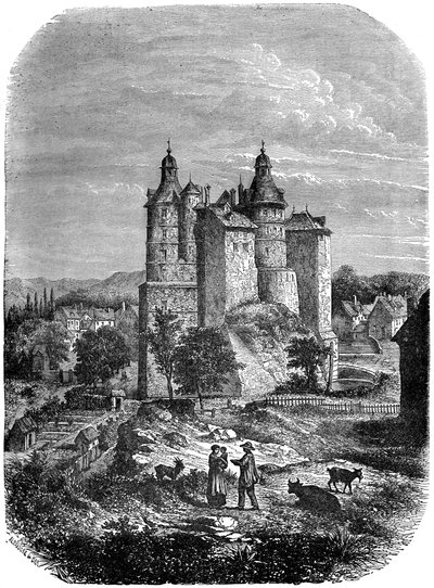 Chateau de Montbeliard Castle of Montbeliard, France by Alexandre de Bar