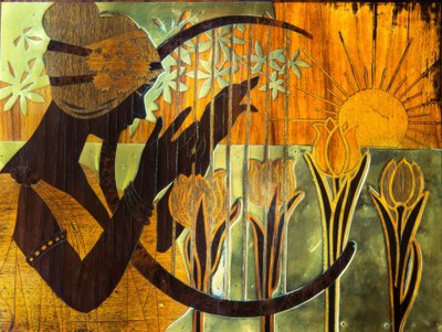 Marquetry. Circle of the Liceu. Barcelona. by Alexandre de Riquer