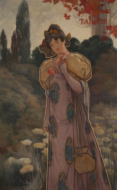 Decorative Panels of the Four Seasons: Autumn by Alexandre de Riquer