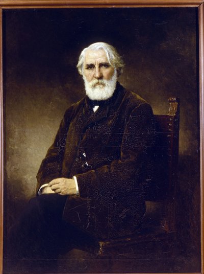 Portrait of the Author Ivan S. Turgenev (1818-1883) by Alexei Alexevich Harlamoff