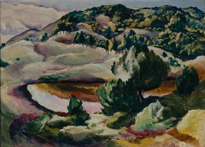 Korolkovskiye Dachas. Pond in the Hills by Alexei Ilyich Kravchenko