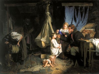 Return from Town by Alexei Ivanovich Korzukhin