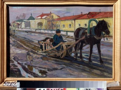 Sleigh Ride by Alexei Mikhailovich Korin