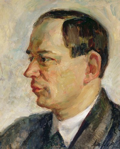 Portrait of Vissarion Shebalin by Alexei Nikolayevich Arzhenikov