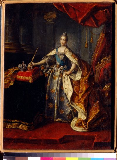 Portrait of Empress Catherine II of Russia by Alexei Petrovich Antropov
