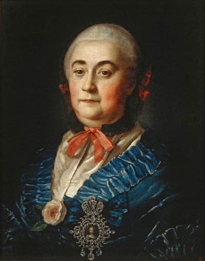 Portrait of Anastasia Izmaylova by Alexei Petrovich Antropov